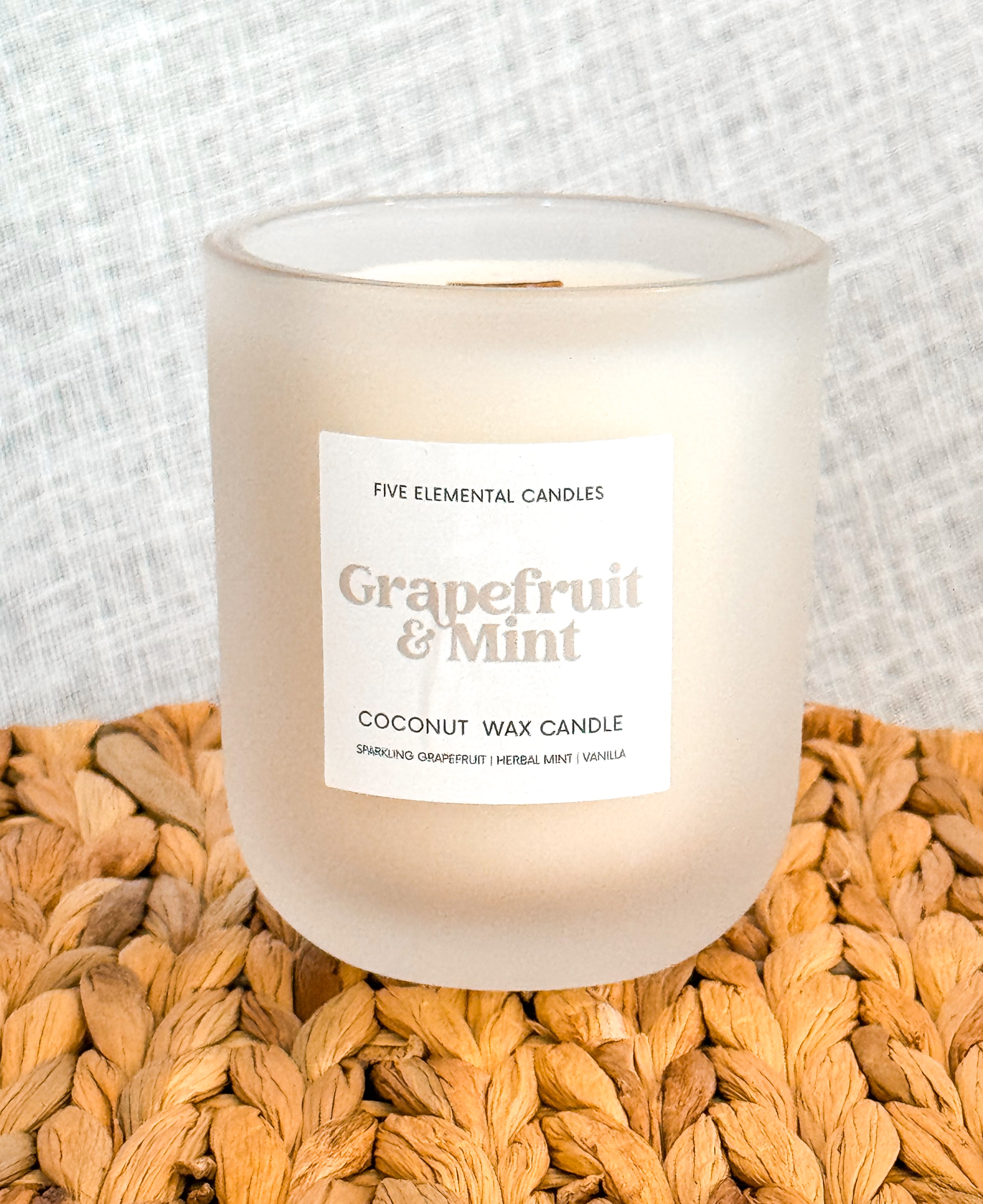Grapefruit & Mint - fiveelementalcandles