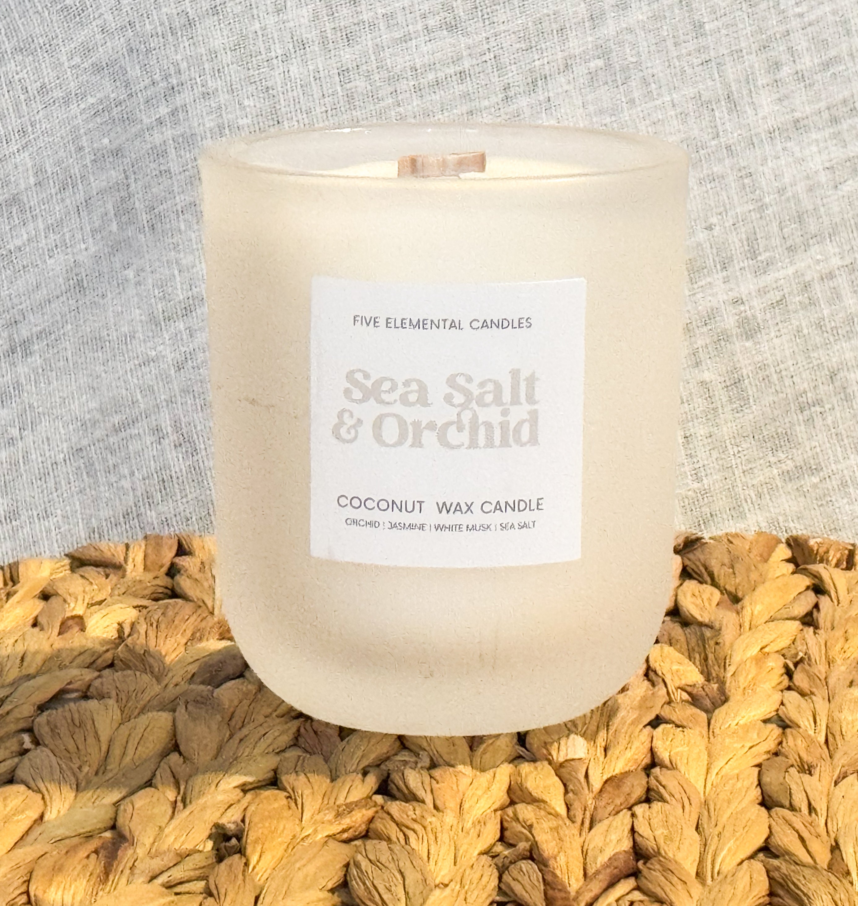 Sea Salt & Orchid - fiveelementalcandles