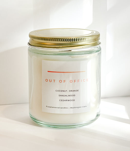 Out Of Office 8oz - fiveelementalcandles