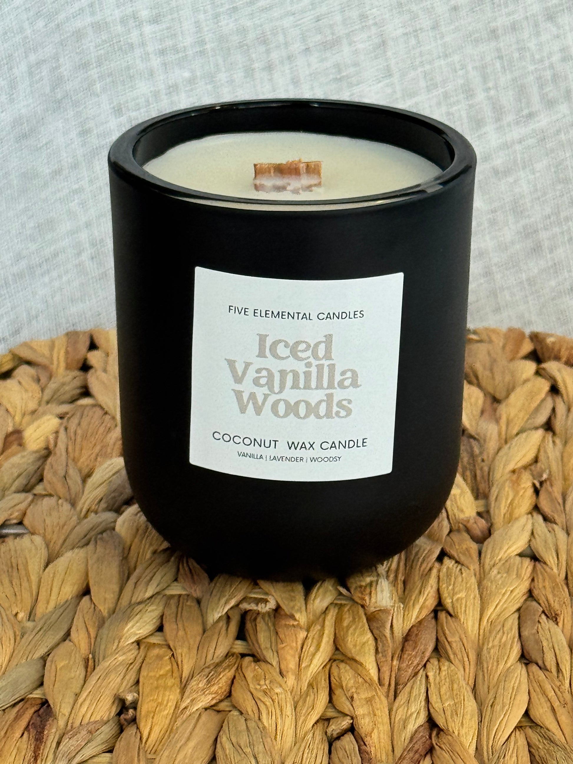 Iced Vanilla Woods - fiveelementalcandles