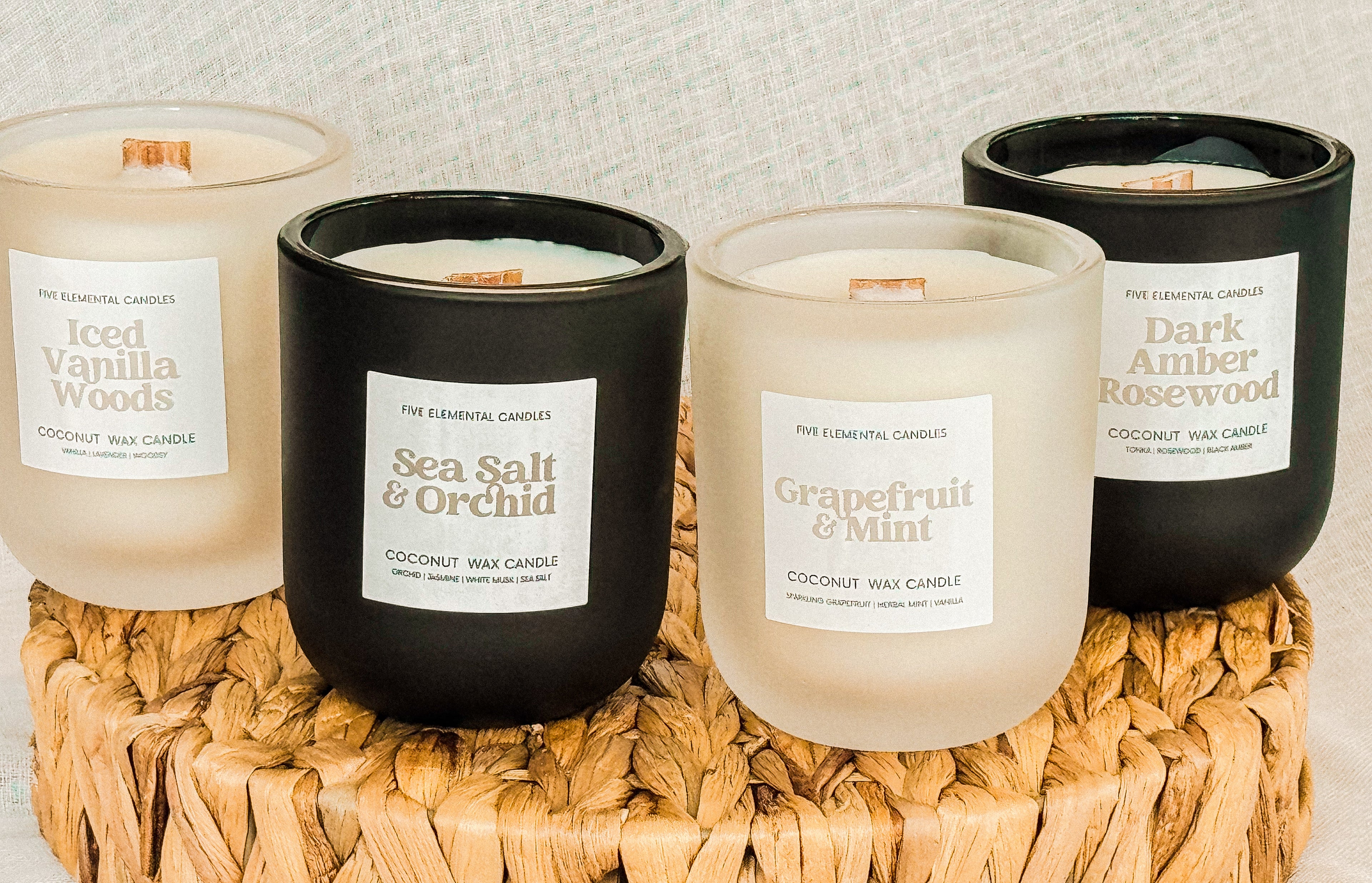 Sea Salt & Orchid - fiveelementalcandles