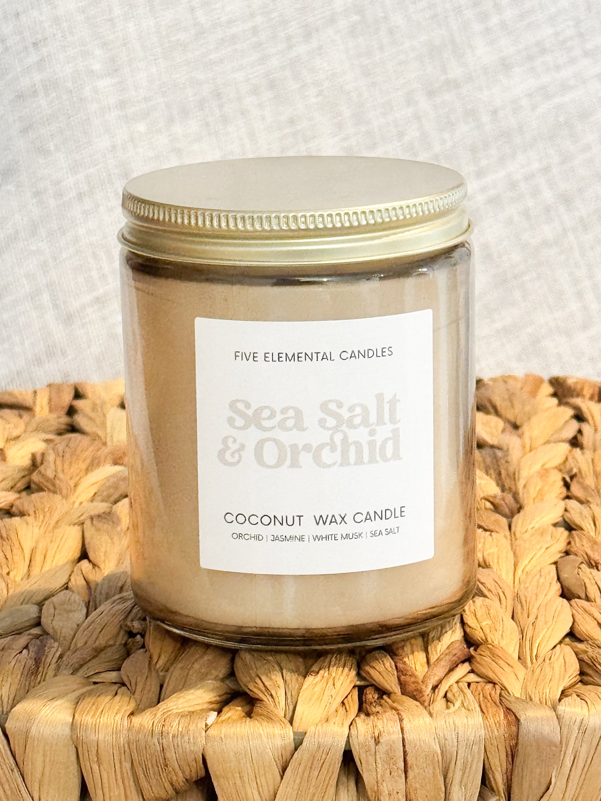 Sea Salt & Orchid - fiveelementalcandles