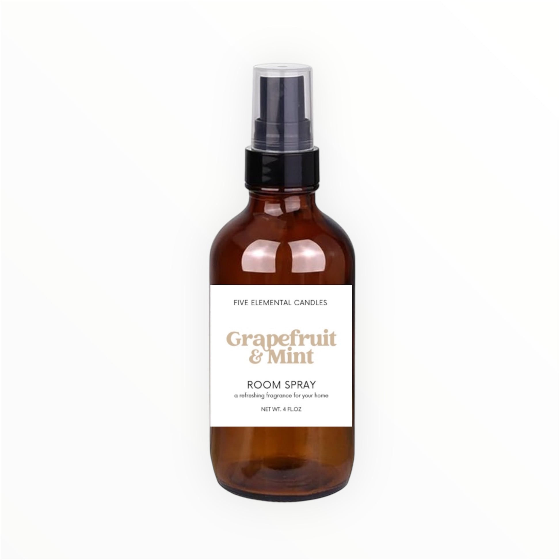 Grapefruit & Mint Organic Linen Sprays - fiveelementalcandles