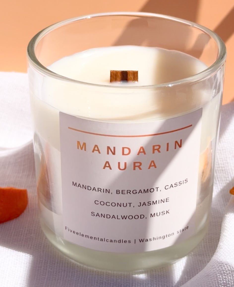 Mandarin Aura - fiveelementalcandles