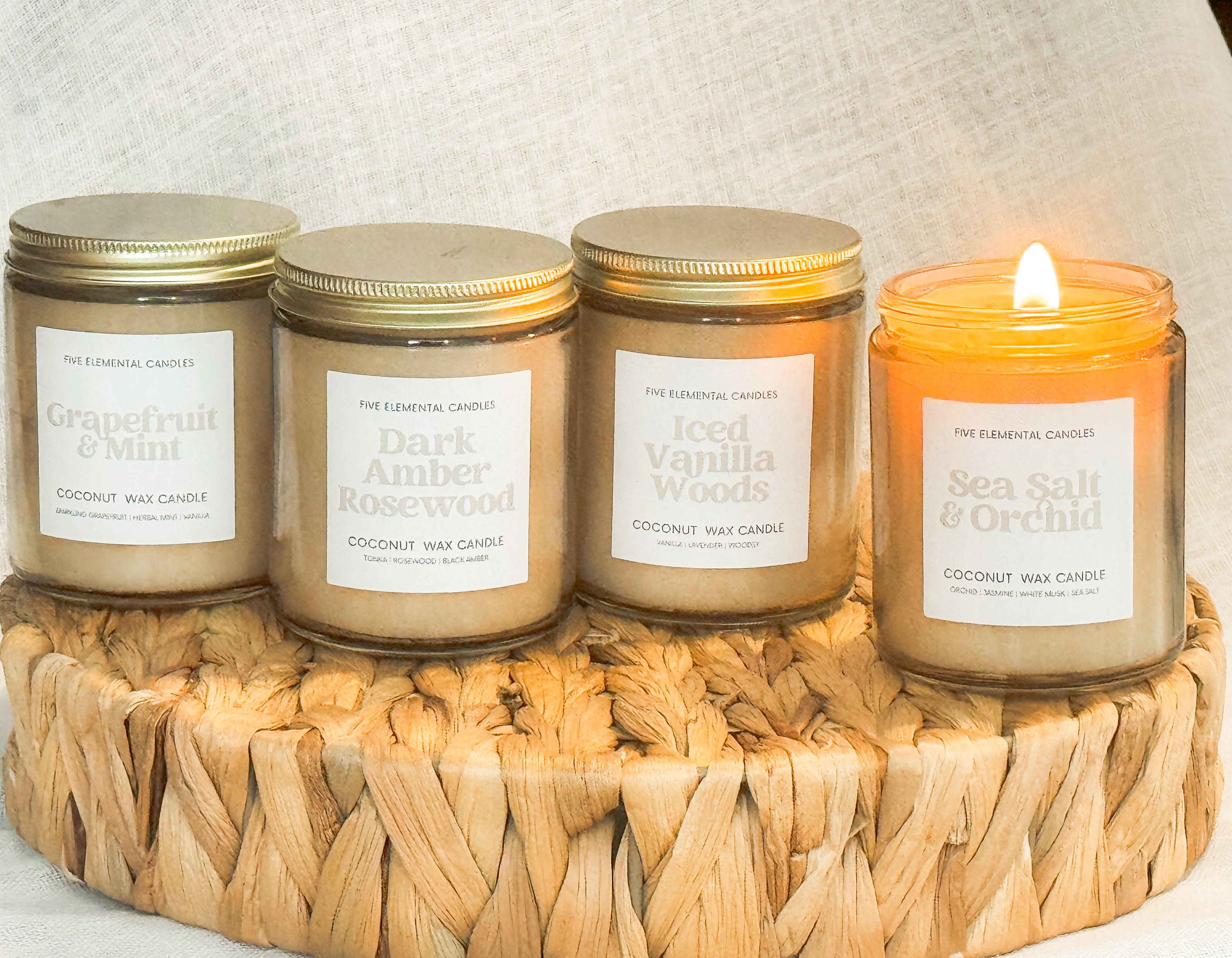 Grapefruit & Mint - fiveelementalcandles