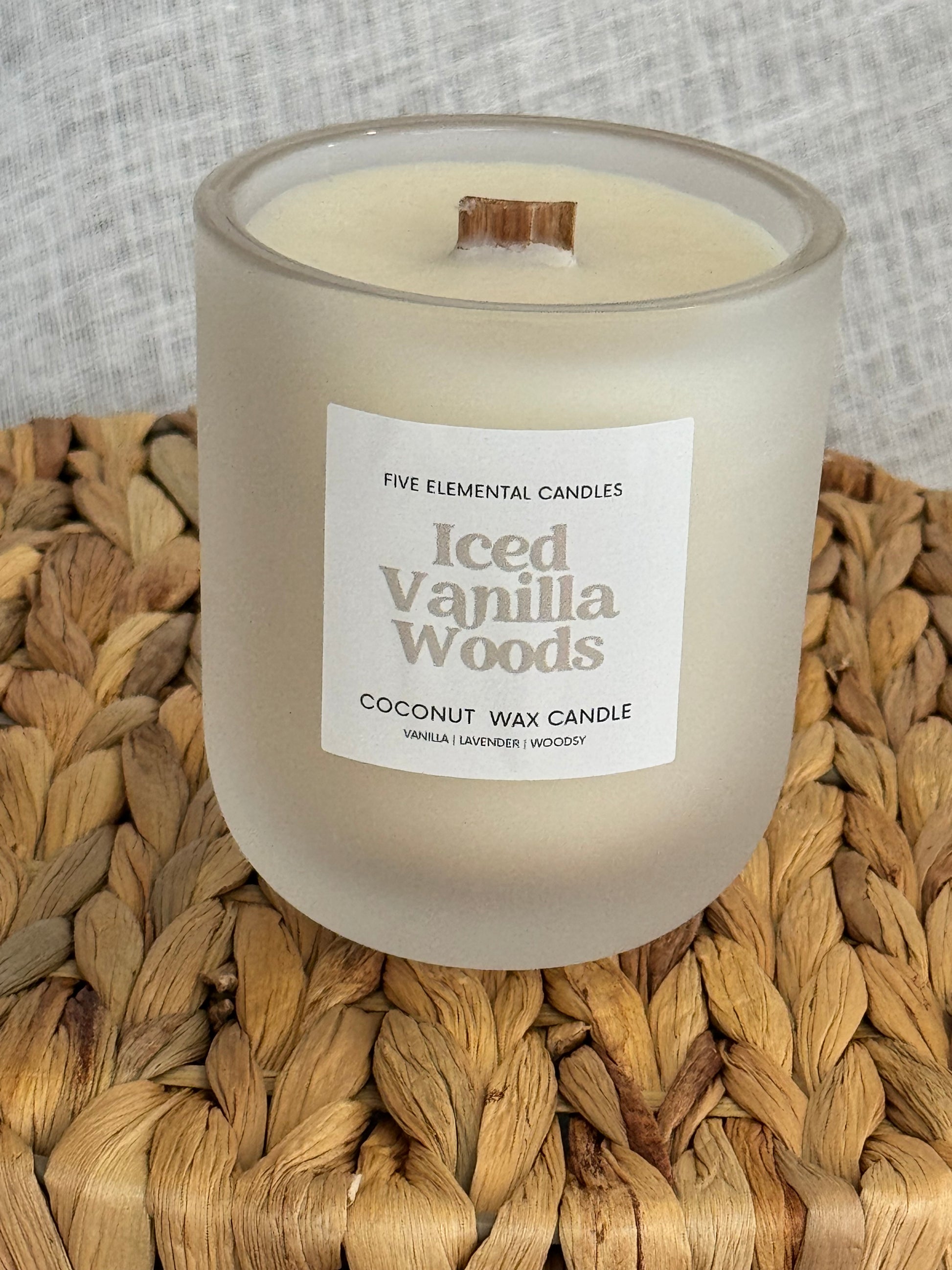 Iced Vanilla Woods - fiveelementalcandles