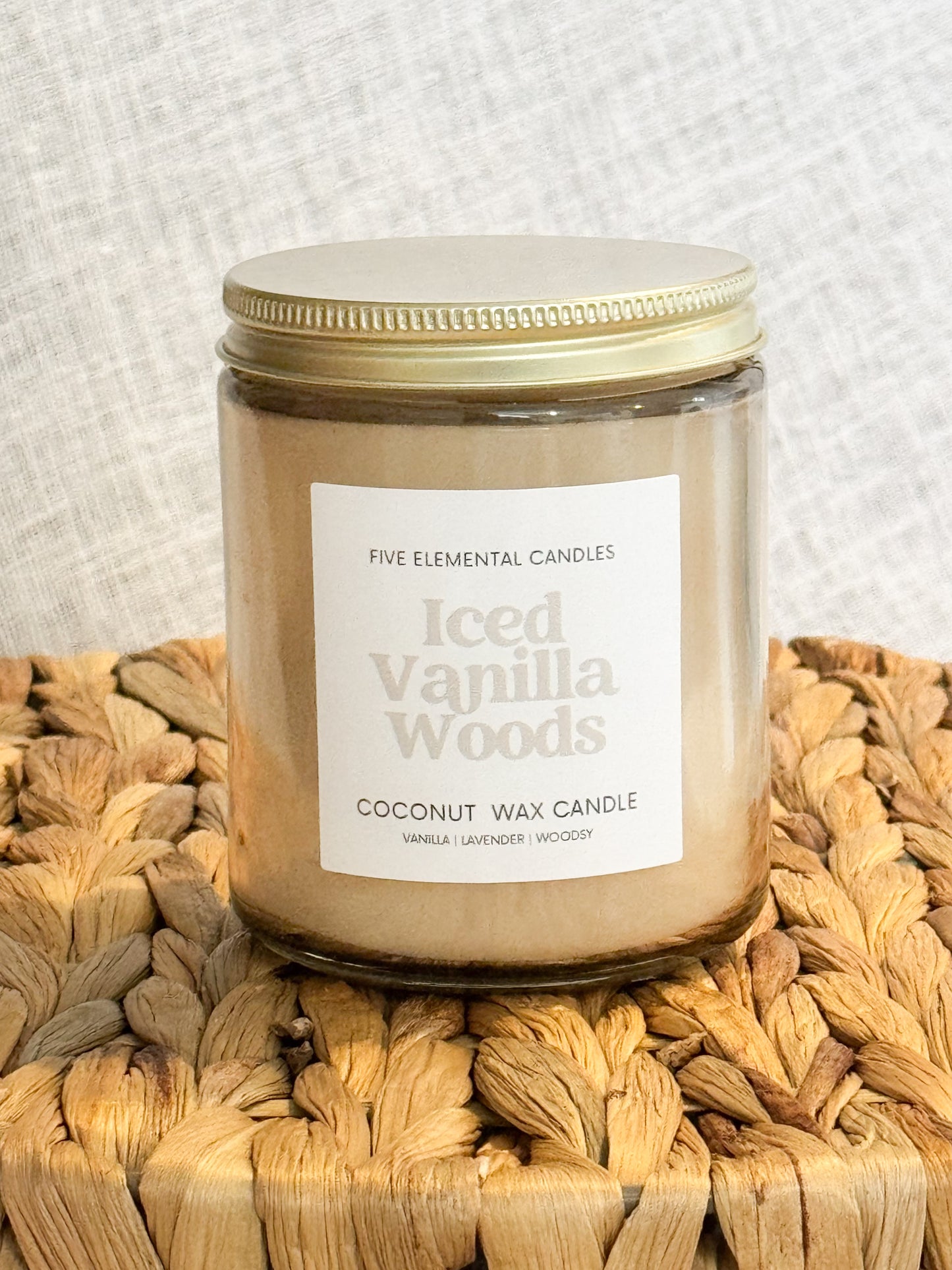 Iced Vanilla Woods - fiveelementalcandles