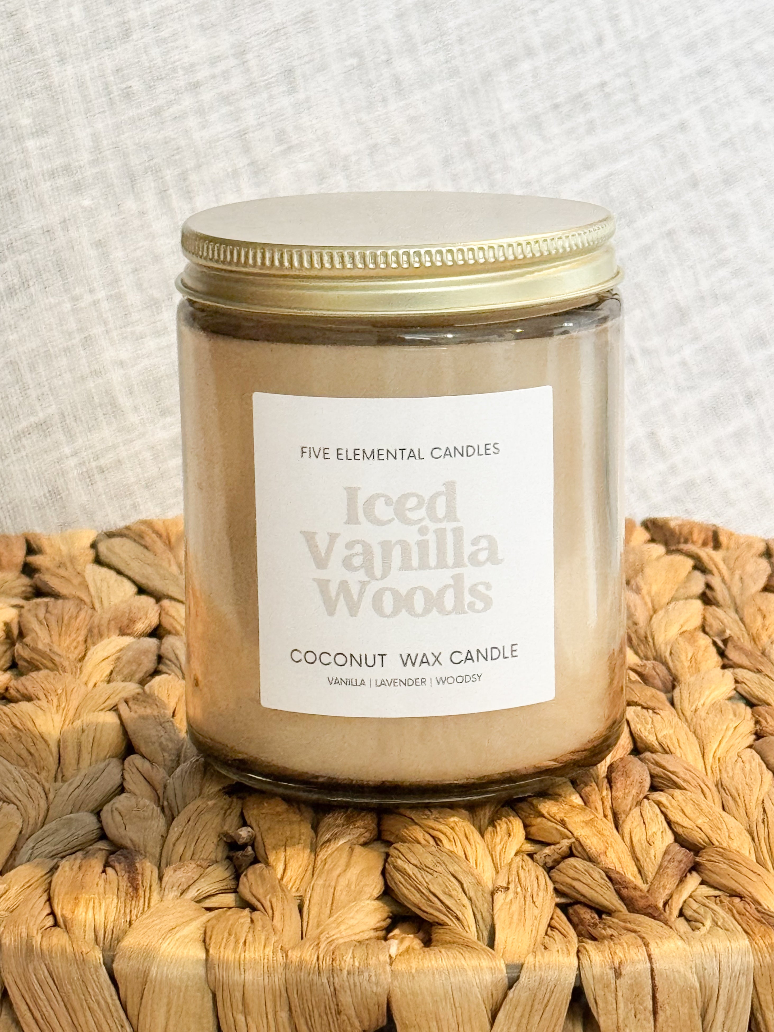 Iced Vanilla Woods - fiveelementalcandles