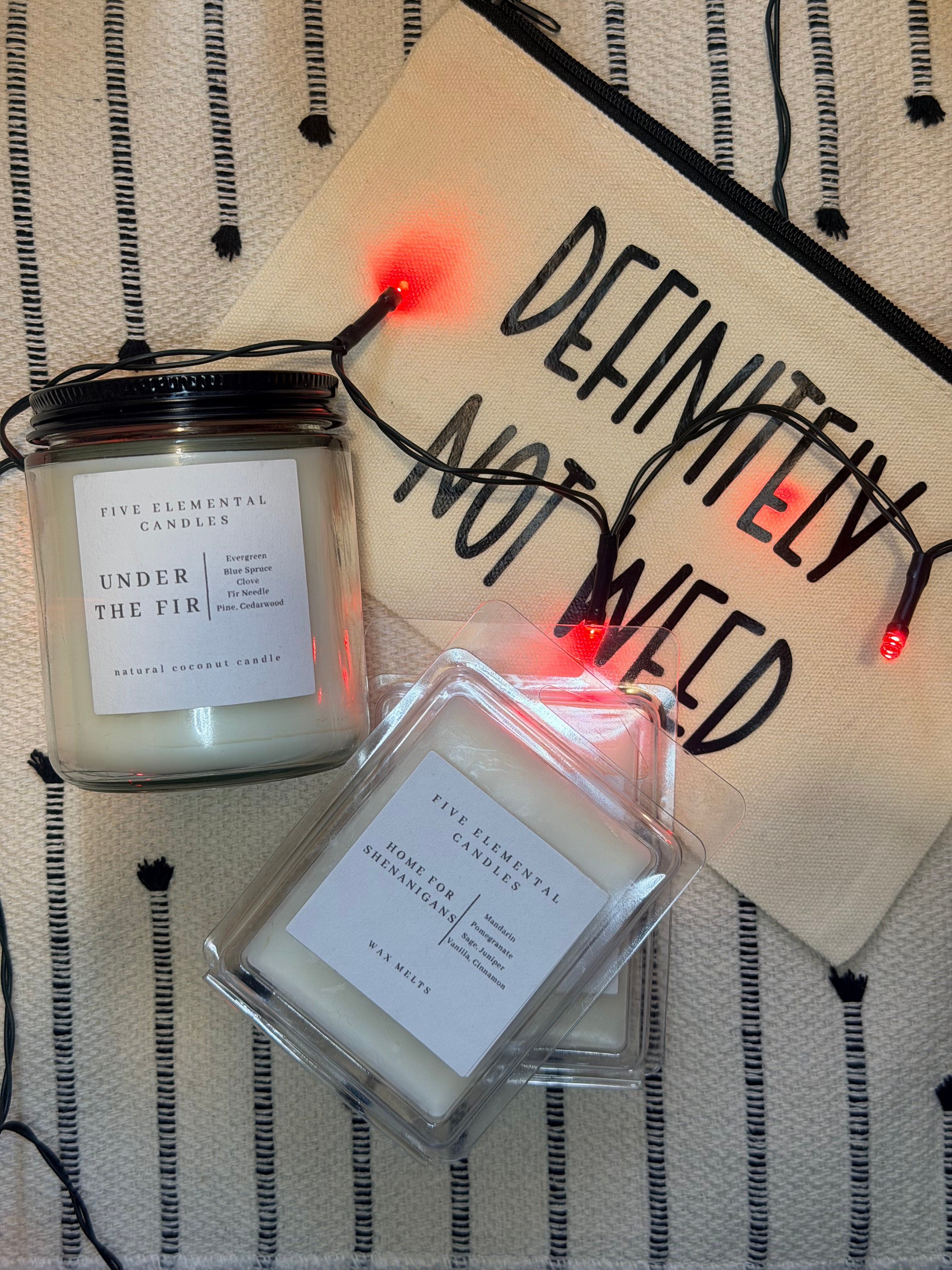 Holiday Bundle No. 1 — The Cozy Trio - fiveelementalcandles